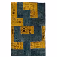 کلاژ فرش دستباف سه متری مدل وینتیج کد 4101178-1