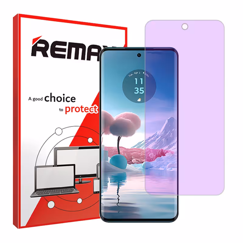 گلس موتورولا Edge 40 Neo مدل آنتی پرپل برند ریمکس کد S