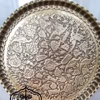 مجمع57سانت لب کنگره ای جنس برنج طرح گل ومرغ رنگ آنتیک و نانو