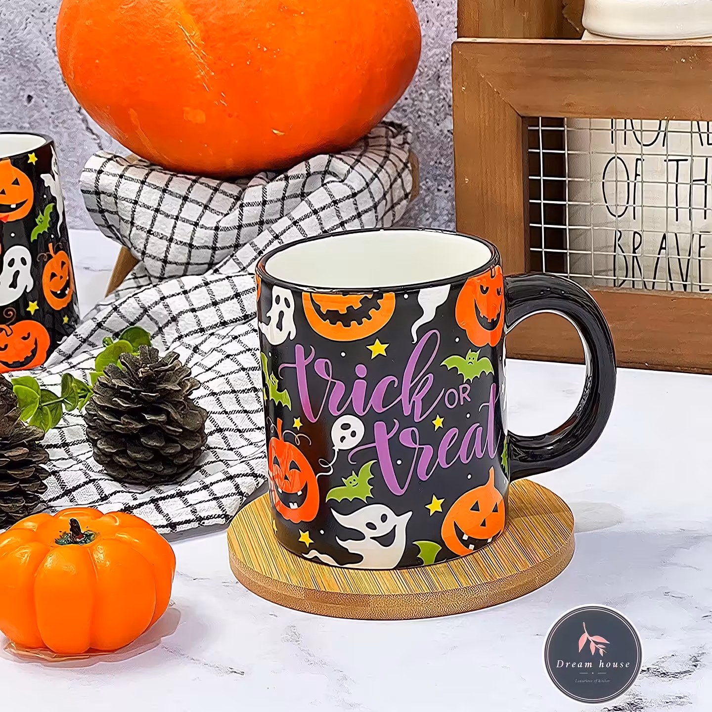 ماگ سرامیکی طرح کدو