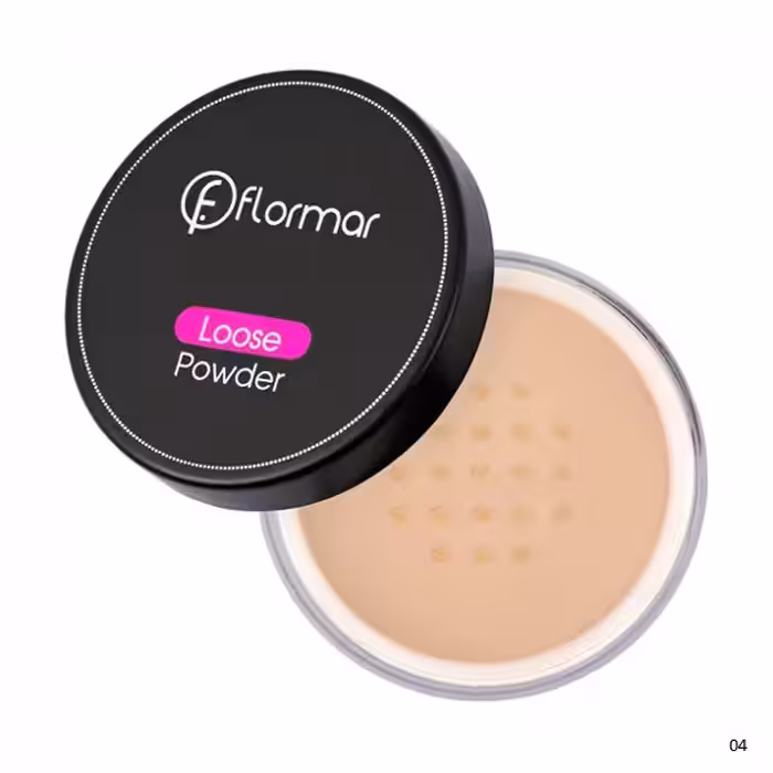 پودر تثبیت کننده (فیکس) آرایش فلورمار شماره 04 ا Felormar LOOSE POWDER 04