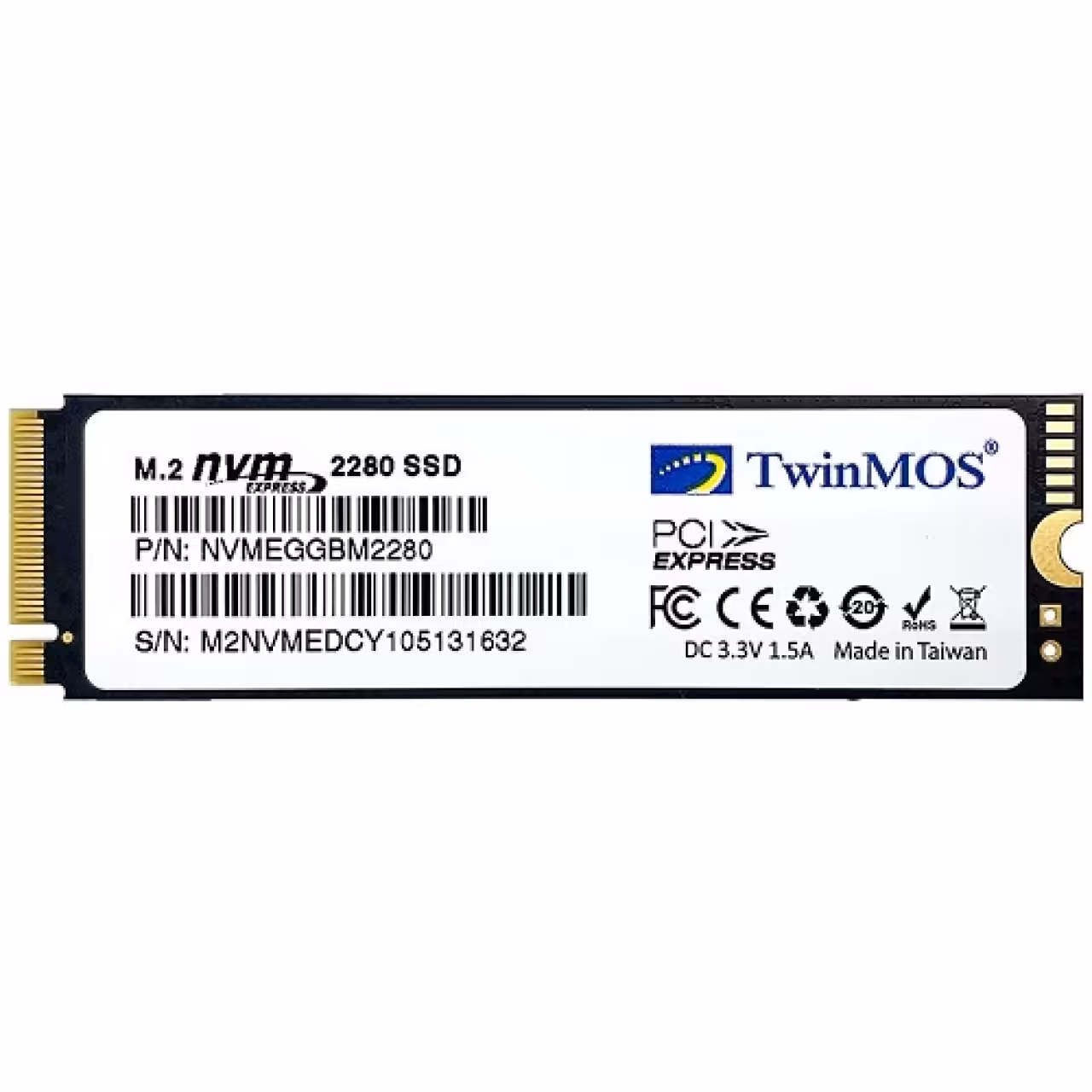 اس اس دی اینترنال تویین موس مدل NVMe M.2 ظرفیت 256 گیگابایت
