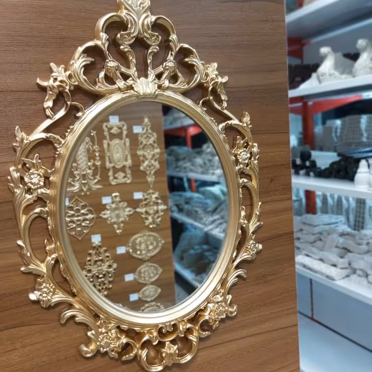 آینه طلایی مدل خورداد دکومکور ارسال  امن سریع با بیمه به کل کشور