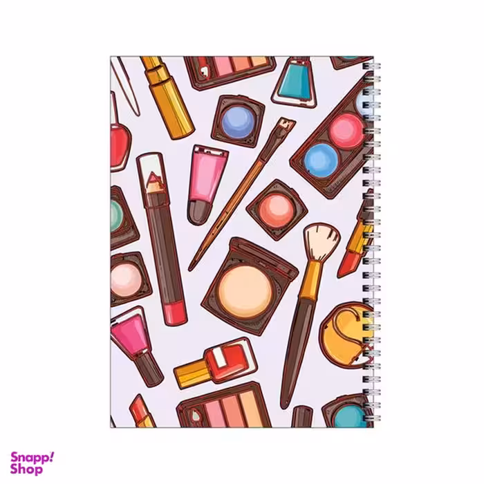 دفتر مشق 100 برگ بامبیلیپ طرح لوازم آرایش و عطر کد 6640305