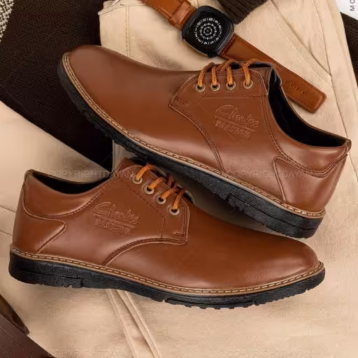 کفش کلارک چرمی کد 437