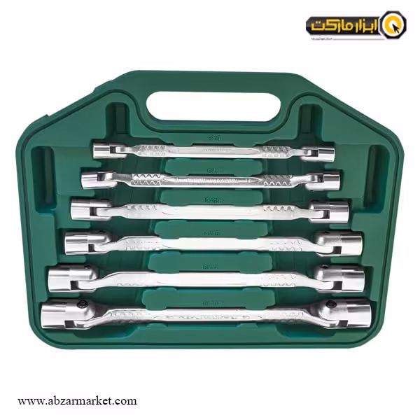 ست آچار دو سر بکس جانزوی 6 عددی مدل W43A106S