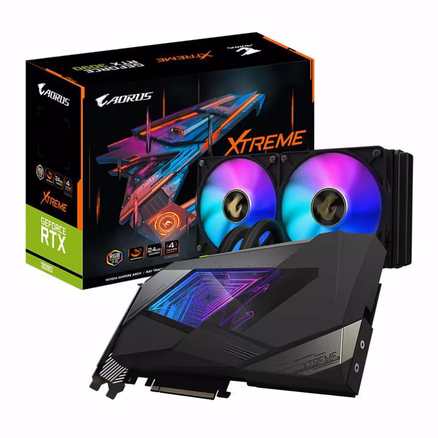 کارت گرافیک گیگابایت AORUS RTX 3090 XTREME 24G Liquid