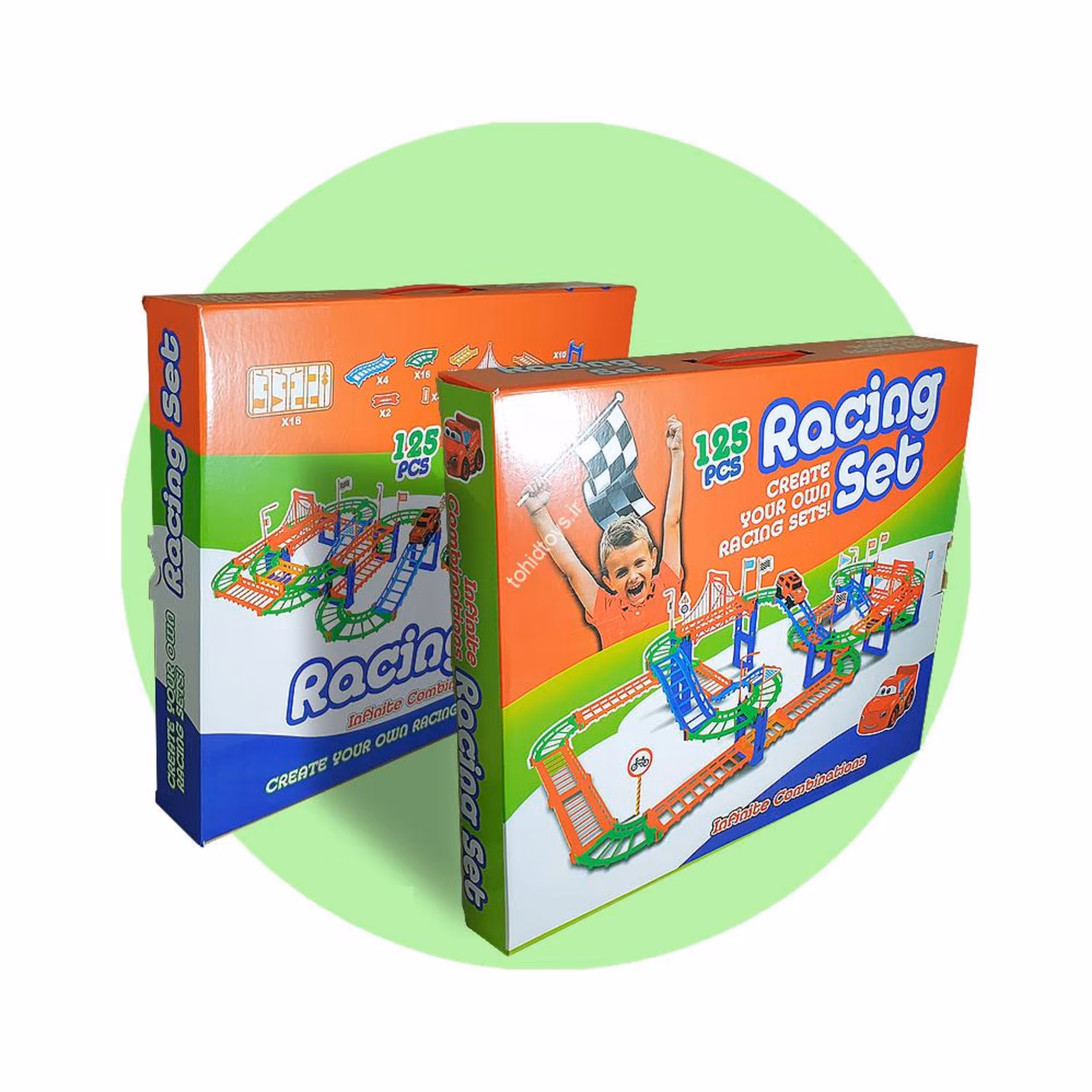 اسباب بازی ریسینگ جعبه ای بزرگ