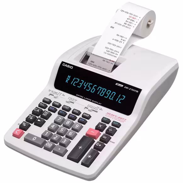ماشین حساب کاسیو مدل دی آر 270 تی ام