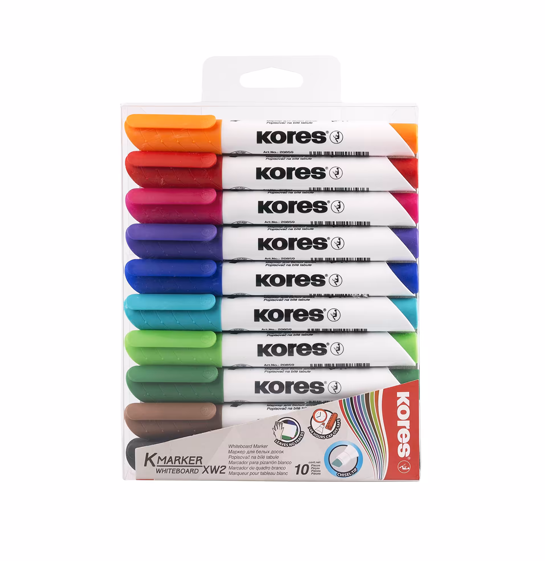 ماژیک وایت برد کورس بسته 10 عددی