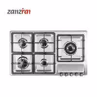 اجاق گاز استیل 5 شعله درسا مدل رایان DG2208-5R