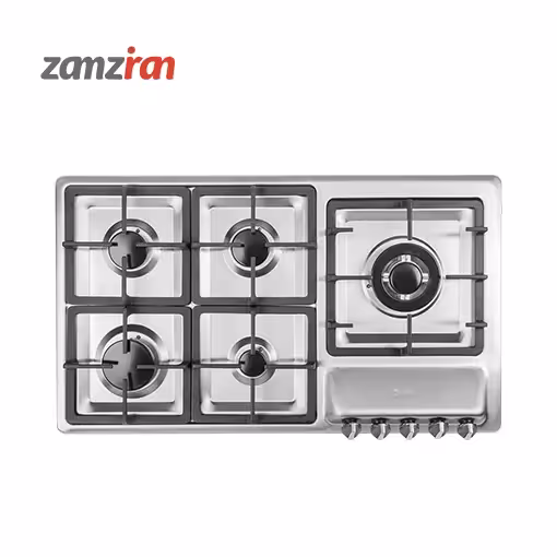 اجاق گاز استیل 5 شعله درسا مدل رایان DG2208-5R