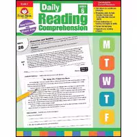 کتاب زبان اصلی EvanMoor Daily Reading Comprehension Grade   Homeschooling  Class
