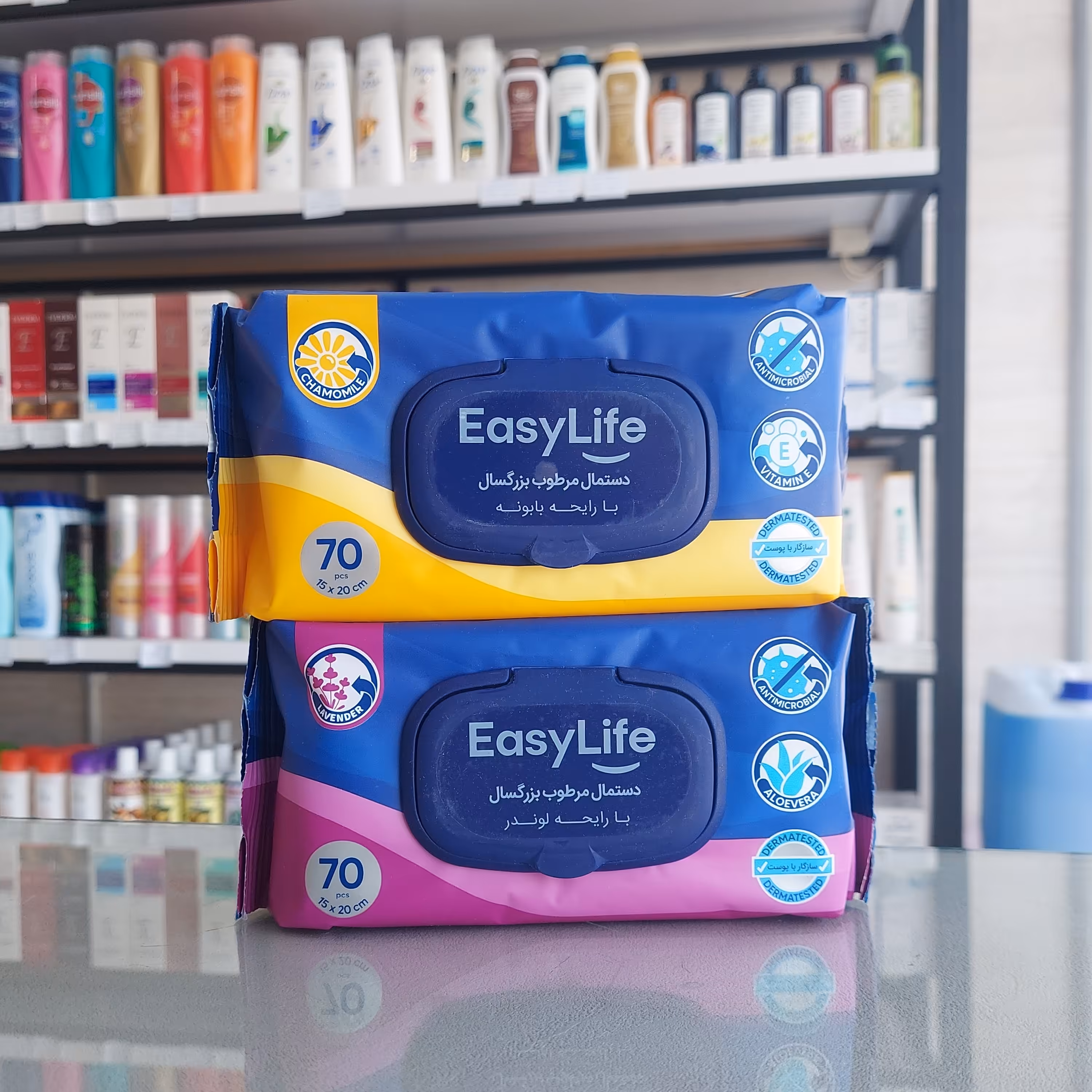 ایزی لایف دستمال مرطوب بزرگسال 70 عددی