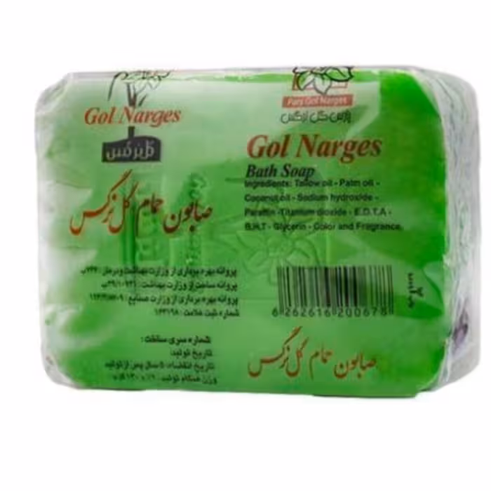 صابون حمام گل نرگس سلفونی یک عددی 130 گرم 

