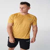 تی شرت زرد مردانه آستین کوتاه تورو اورجینال hummel