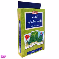 فلش کارت اعداد رنگ ها و شکل ها انتشارات عسل نشر