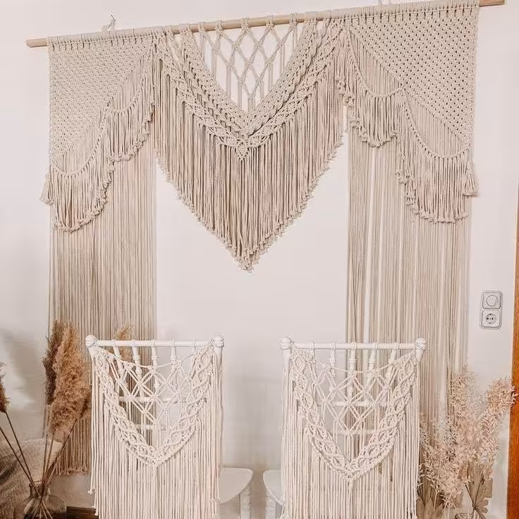 پرده مکرومه تشریفات