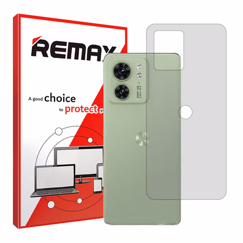 گلس پشت گوشی موتورولا Edge 40 مدل شفاف برند ریمکس کد S