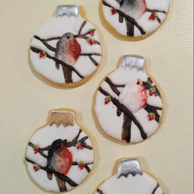 کوکی خانگی زمستانی شب یلدا سه عدد با جعبه ویژه