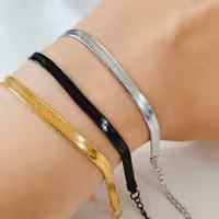 دستبند ماری 4میل(نقره ای)