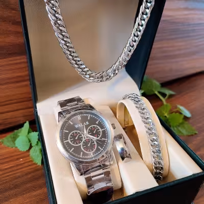 ساعت مردانه پک هدیه روز مرد ولنتاین 030800