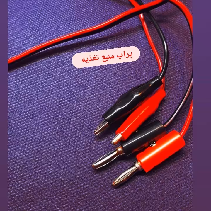 پراب منبع تغذیه ( سر سوسماری) - مرغوب+مولتی متر