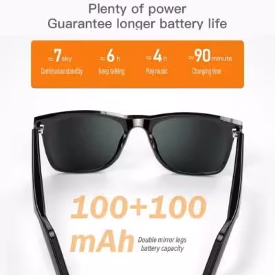 عینک و محافظ چشم هوشمند بلوتوثی شیائومی مدل Smart Glasses E13