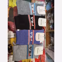 جوراب سایز کوچیک مردانه و پسرانه ساق دار رنگ بندی دار