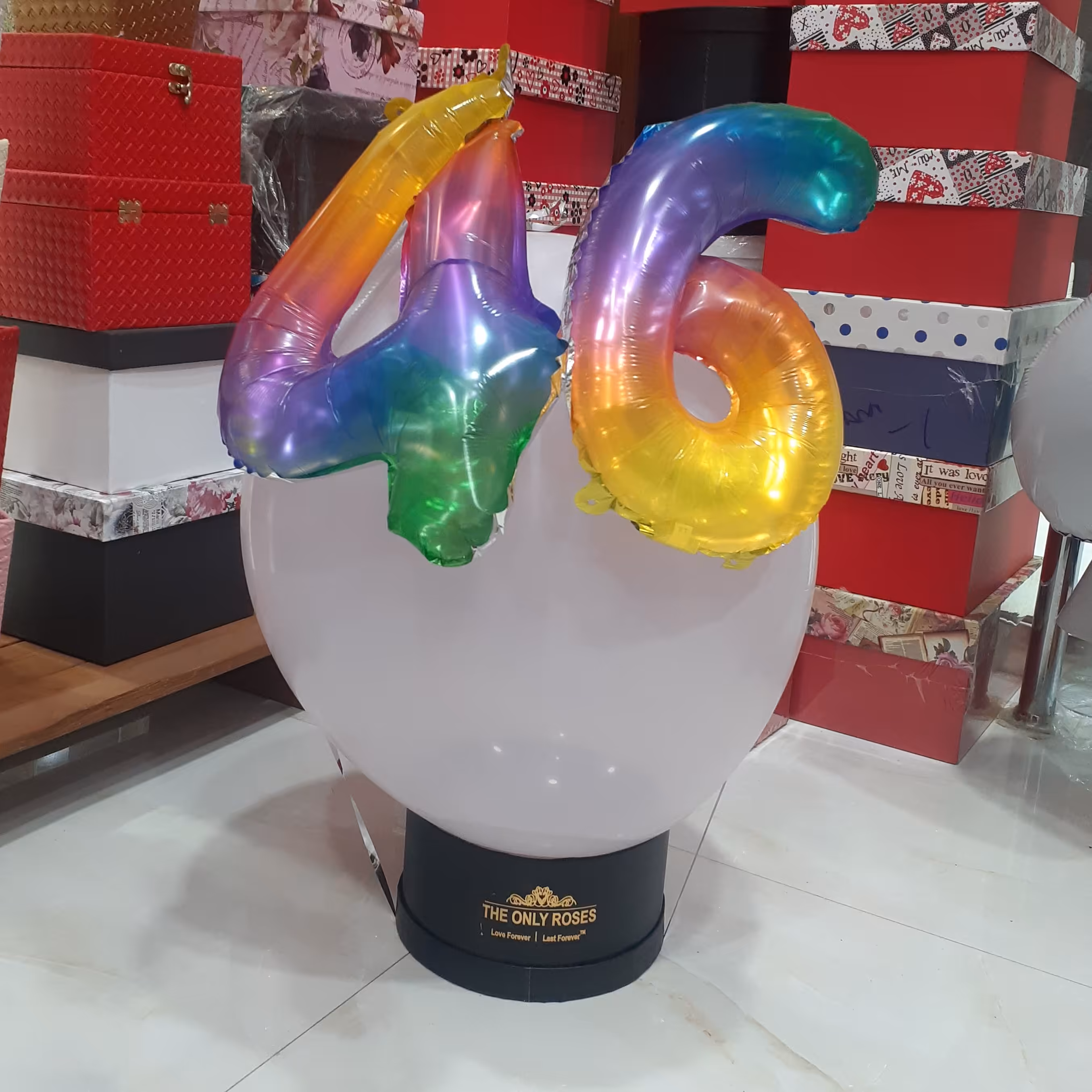 عدد فویلی خارجی هفت رنگ 16 اینچ