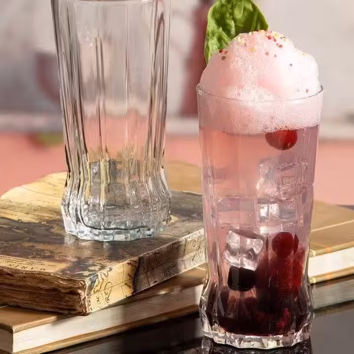 لیوان بلند و نیم لیوان مدل Gaia محصول پاشاباغچه ترکیه 