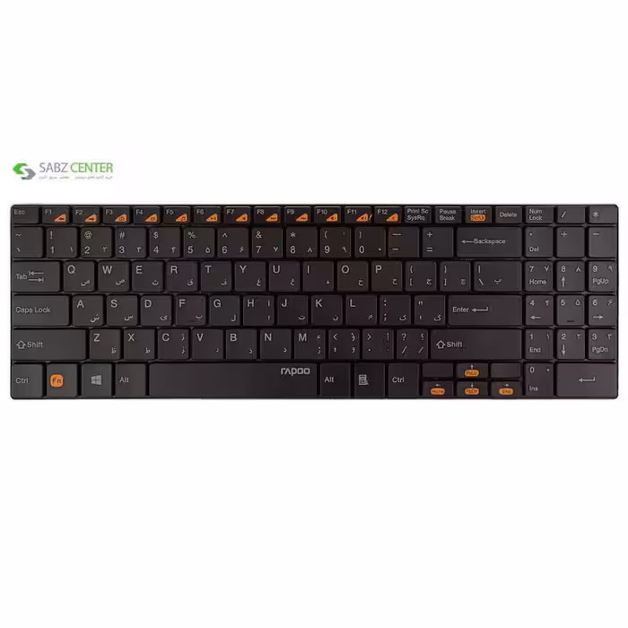 کیبورد بی‌سیم رپو مدل E9070 با حروف فارسی