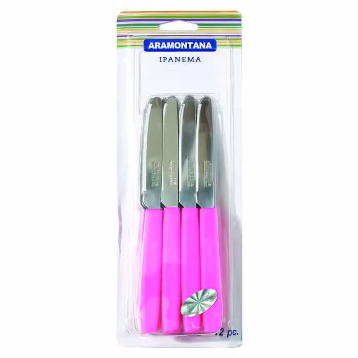 چاقو میوه خوری تیغ لیزری  بسته 12 عددی