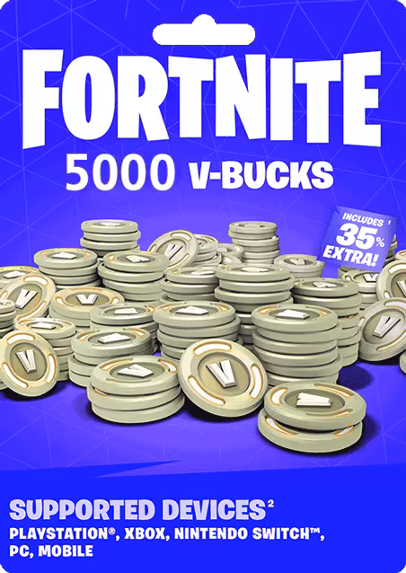 گیفت کارت ویباکس 5000 فورتنایت ریجن فری
