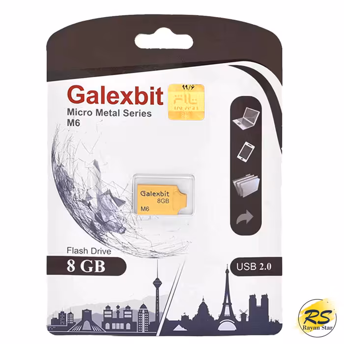 فلش مموری گلکسبیت مدل Galexbit M6 ظرفیت 8 گیگابایت