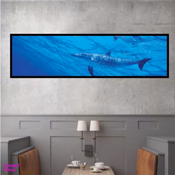 تابلو بکلیت طرح اقیانوس و دلفین مدل B-7349
