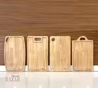 تخته برش چوبی متوسط 4 مدل یونیک کد 3494