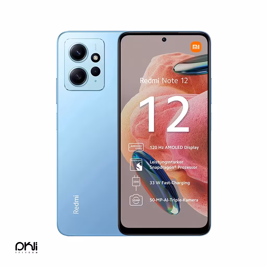قیمت و خرید گوشی شیائومی Redmi Note 12 4G ظرفیت 128 رم 6 گیگابایت - تلکام