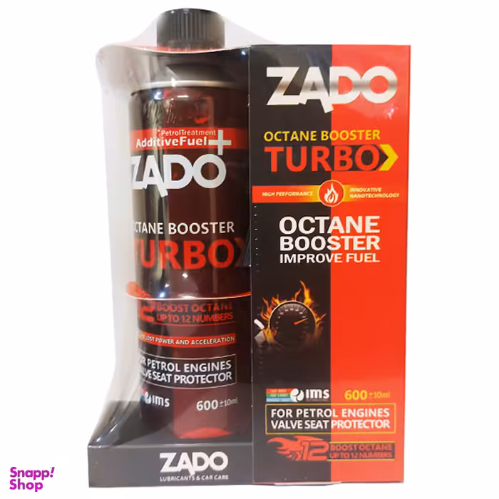 اکتان بوستر زادو مدل توربو حجم 600 میلی لیتر