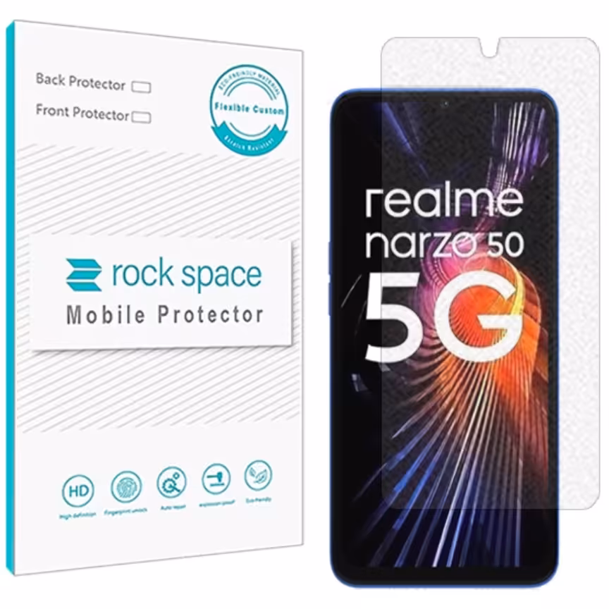 گلس نانو گیمینگ مخصوص ریلمی Narzo 50 5G برند راک اسپیس   
