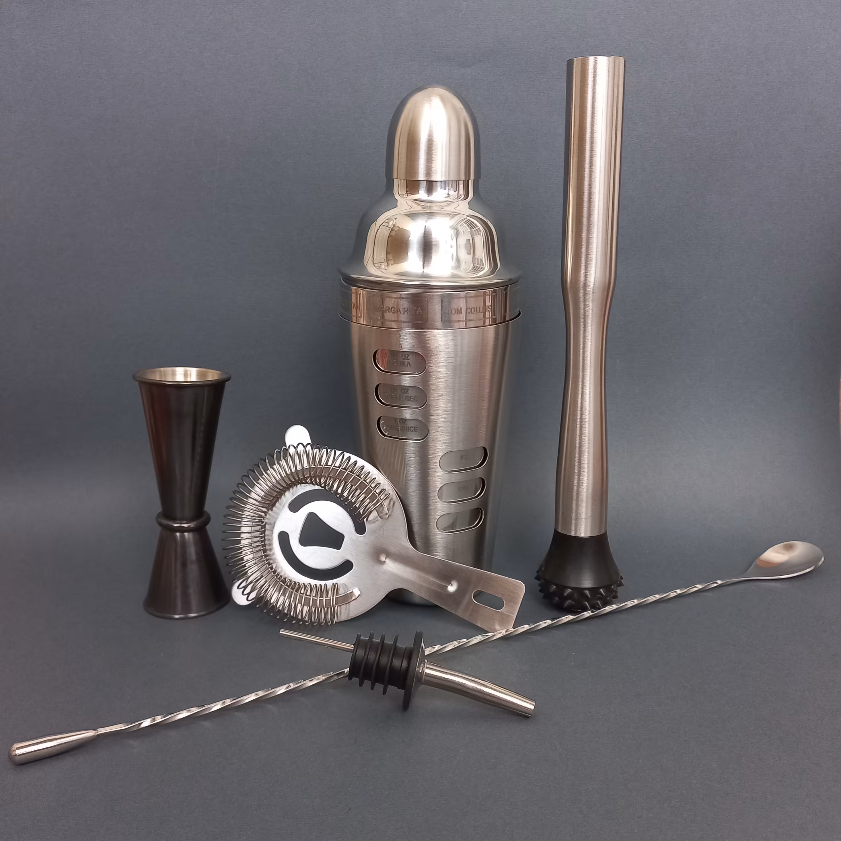 ست شیکر فرمولدار 750میل  بارسرد 6تیکه شیکر فرمولدار استرینر جیجر مادلر آرام ریز پوراسپات تالسپون 