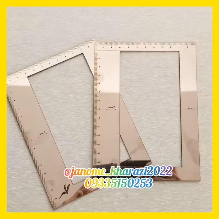 خط کش جادوخت فلزی