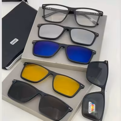 عینک طبی مگنتی 5 کاوردار کد 2359