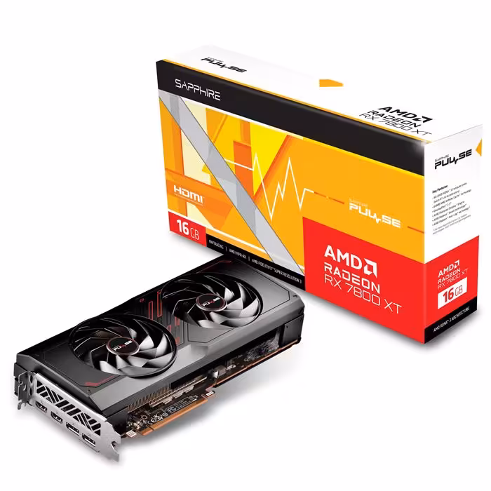 کارت گرافیک سافایر PULSE AMD Radeon RX 7800 XT 16GB