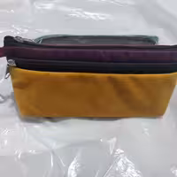 جامدادی پارچه ای دست دوز  پارچه مازراتی رنگبندی مختلف