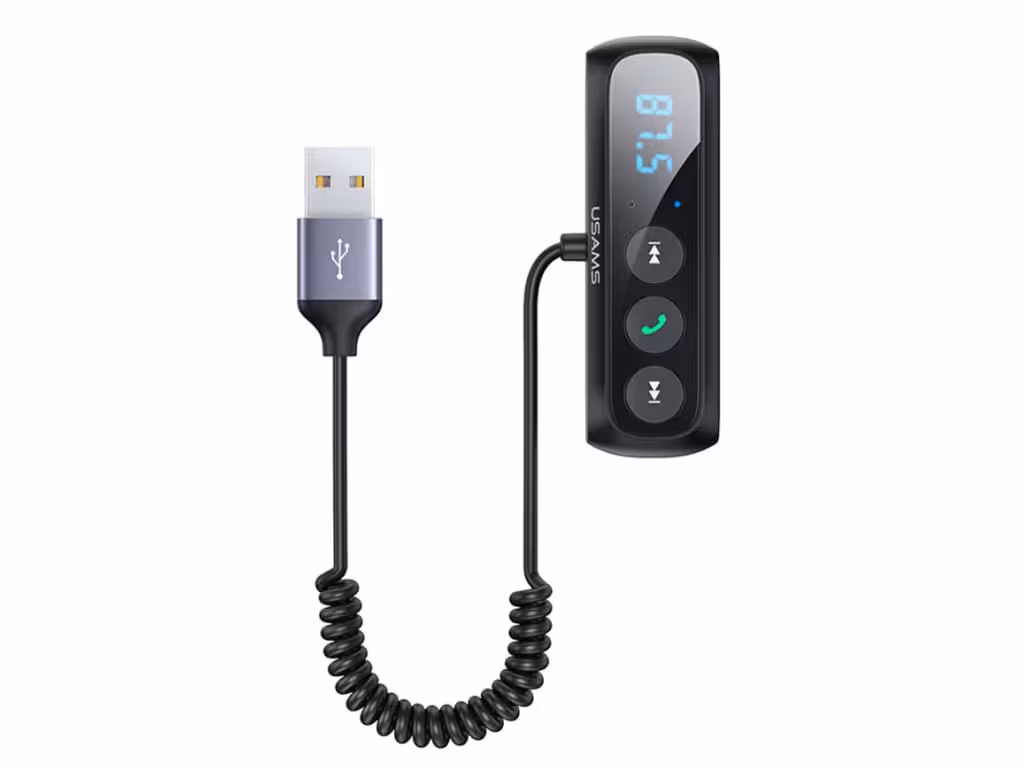 گیرنده صوتی بلوتوثی یوسامز Usams US-SJ503 TF Card Receiver FM Transmitter