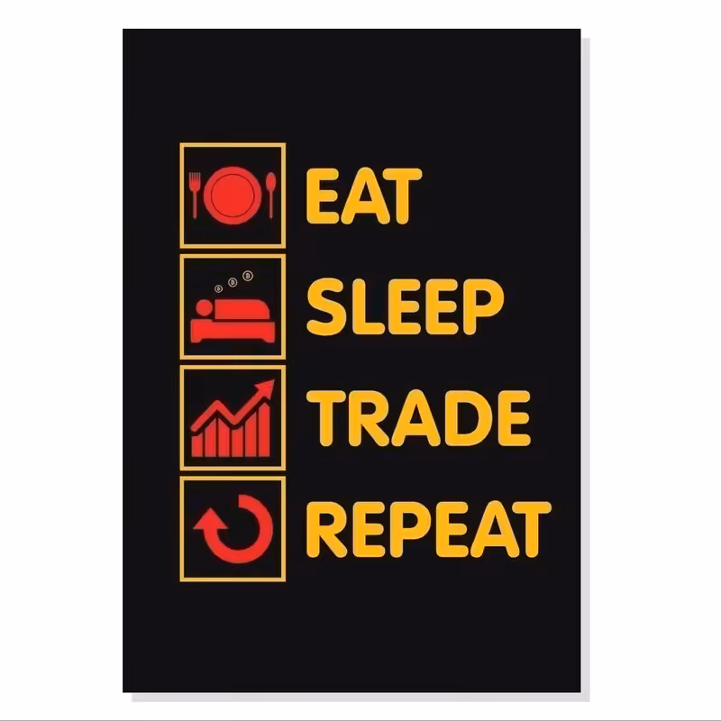 تابلو شاسی طرح سبک زندگی معامله گر بازارهای مالی Trader Life Style مدل M0484