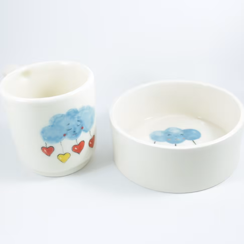 ست ماگ و کاسه ماگ ابری