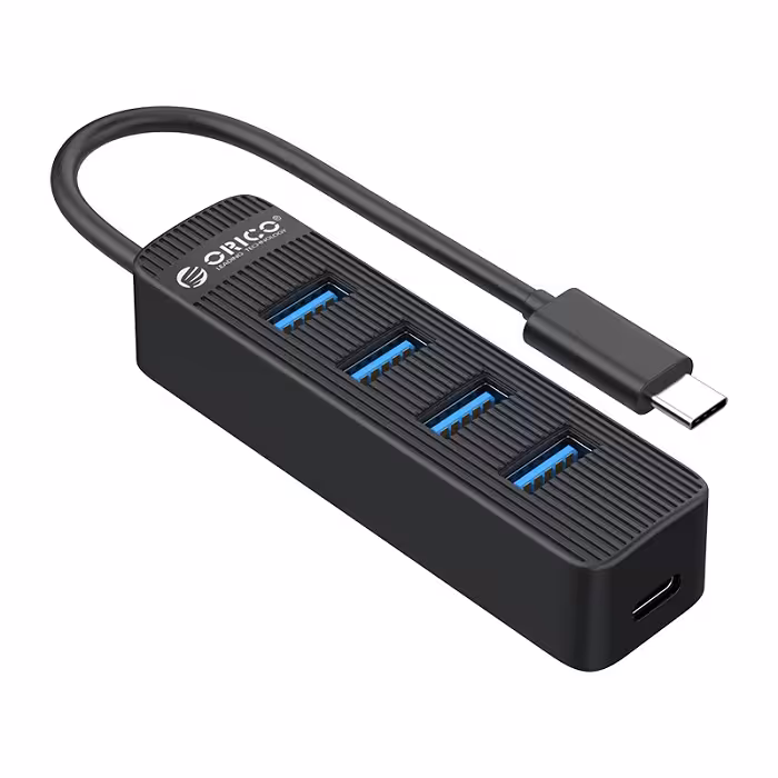 هاب 4 پورت Type C به USB 3.0 اوریکو مدل Orico Type-C USB3.0 4Port Hub TWC3-4A