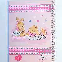 دفتر 50 برگ آوای تحریر فانتزی دخترانه باکیفیت ایرانی 